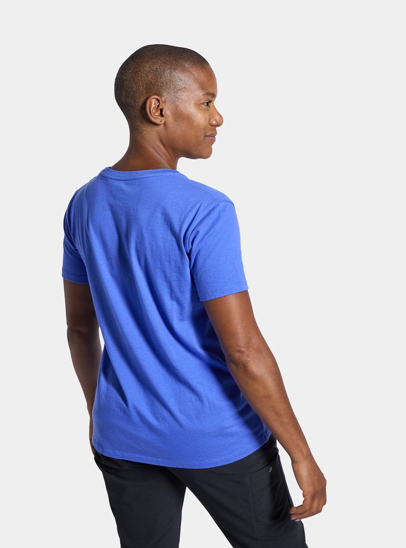 Blue Burton Feelgood Short Sleeve Women's T-Shirts | MUHFKE473