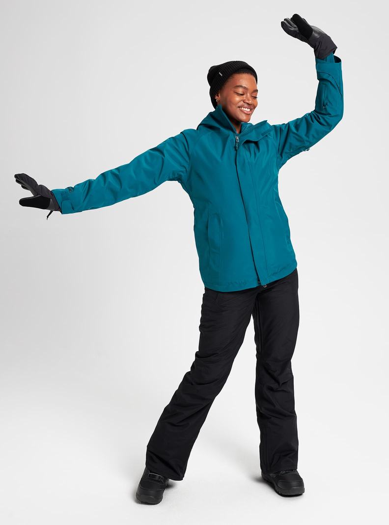 Blue Burton GORE‑TEX Powline Shell Women's Ski Jackets | LQPHVU184