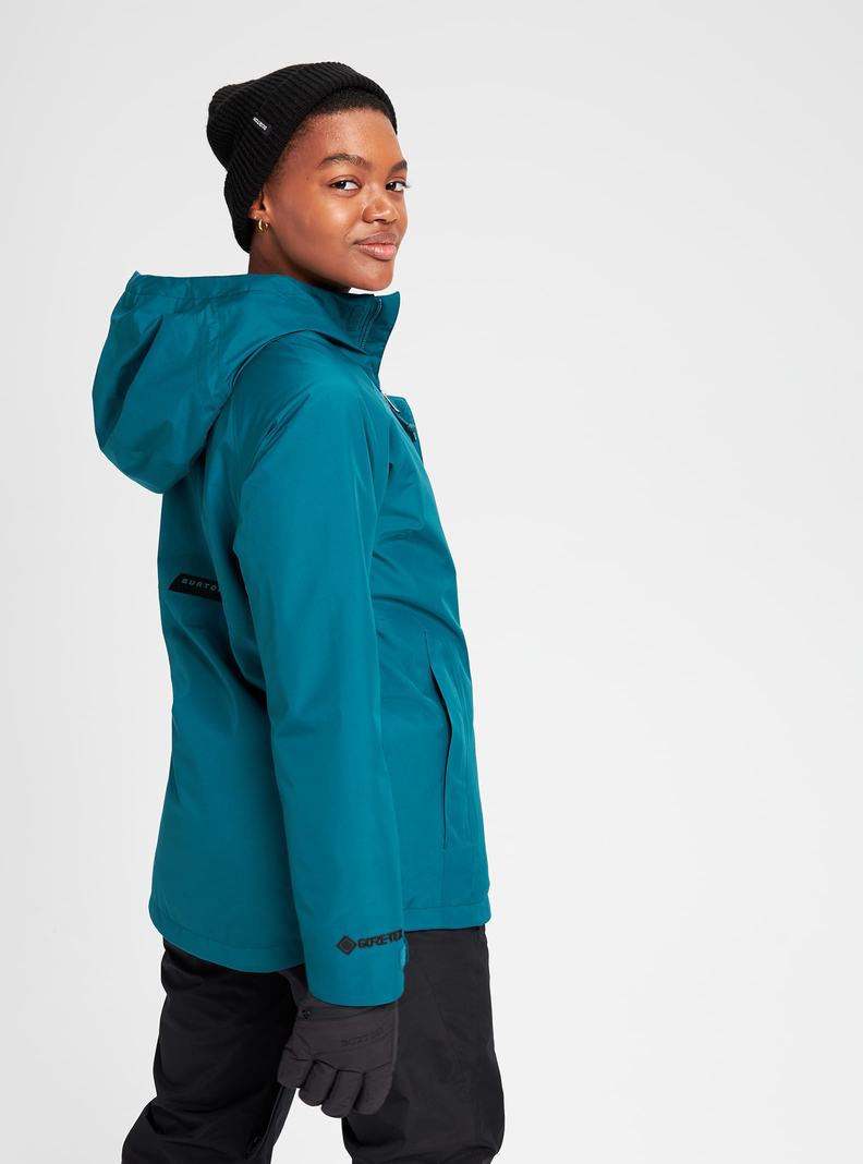 Blue Burton GORE‑TEX Powline Shell Women's Ski Jackets | LQPHVU184