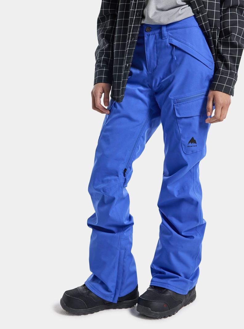 Blue Burton Gloria Stretch 2L Women's Ski Pants | QXRIDH415