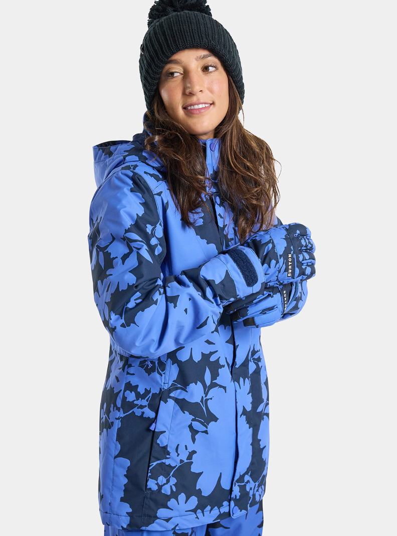 Blue Burton Jet Set 2L Women's Ski Jackets | GQJTWV490