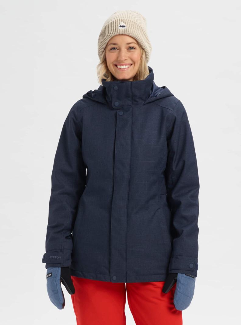 Blue Burton Jet Set Women's Ski Jackets | UJFRCM245