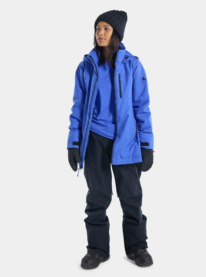 Blue Burton Lelah 2L Women's Ski Jackets | IHEDZL731