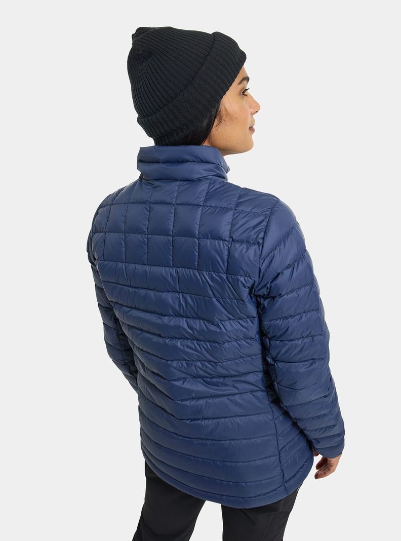 Blue Burton Mid-Heat Insulated Down Women's Ski Jackets | ZXBIEL378