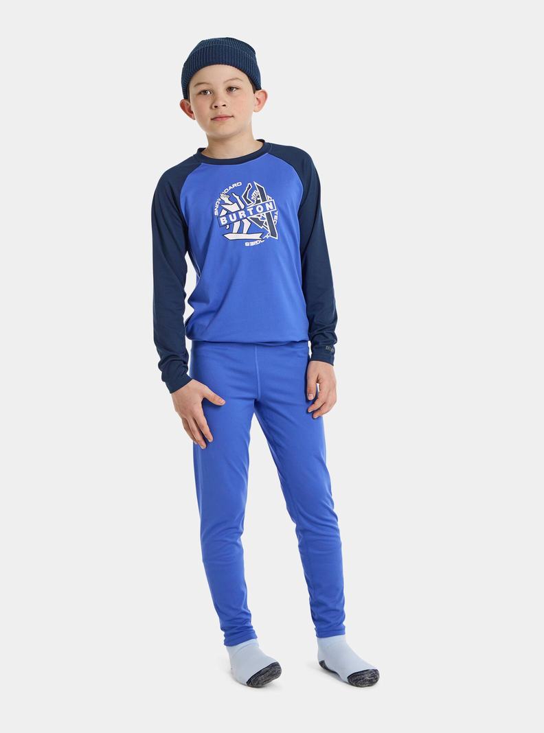 Blue Burton Midweight Base Layer Pants Kids' Base Layer Pants | IGPVYW209