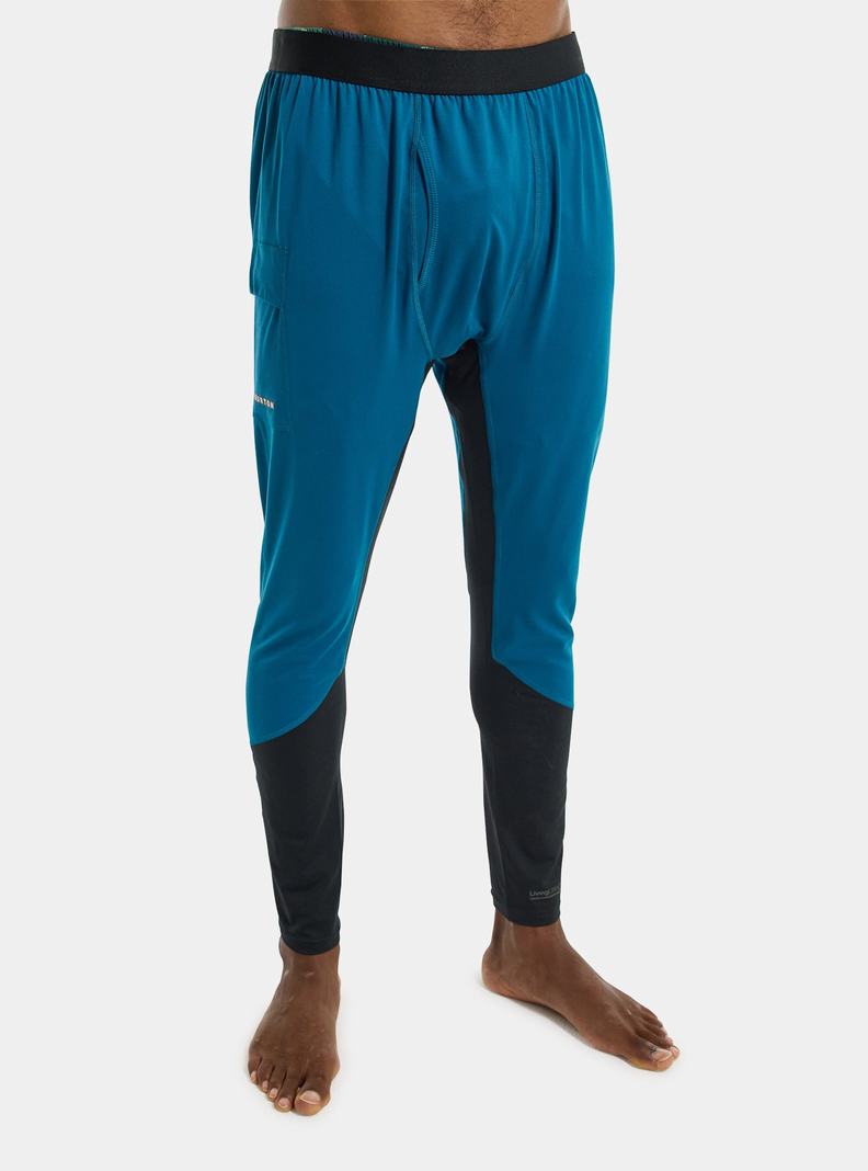 Blue Burton Midweight X Base Layer Pants Men's Base Layer Pants | RQVPGK654