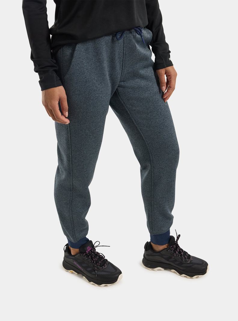 Blue Burton Oak Fleece Women's Pants | OQRTLB857