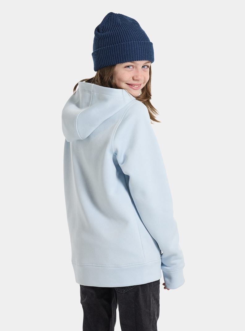 Blue Burton Oak Full-Zip Kids' Hoodies | FUVIEK513