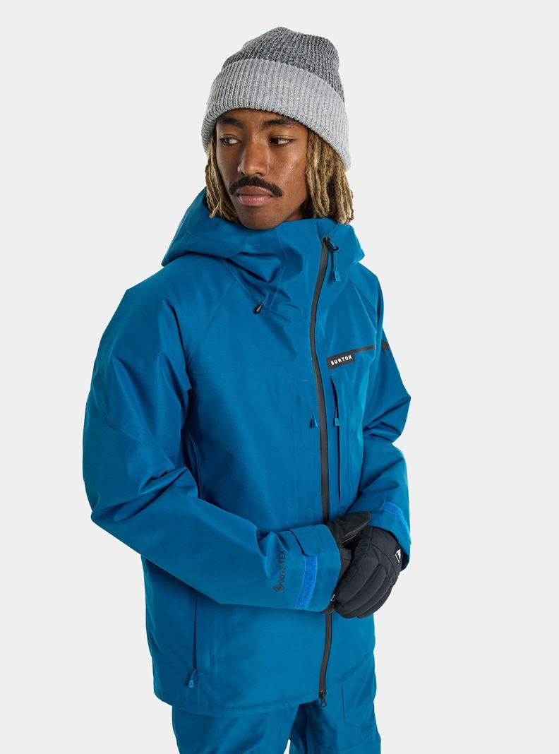 Blue Burton Pillowline GORE‑TEX 2L Men's Ski Jackets | RFAOEJ204