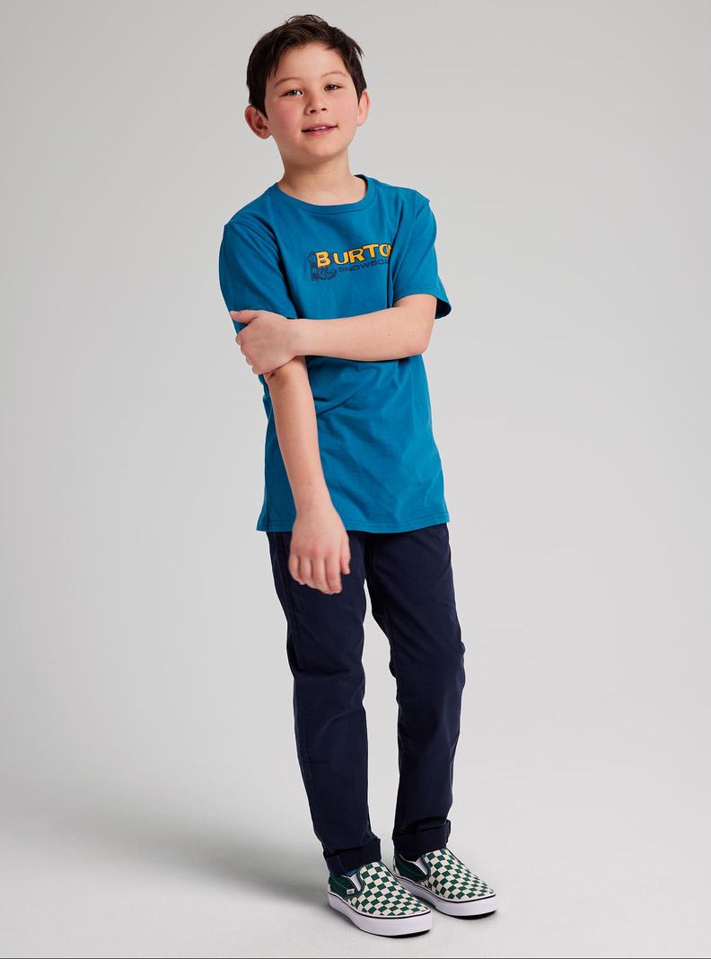 Blue Burton Pinecrest Short Sleeve Kids' T-Shirts | ZDLANJ359