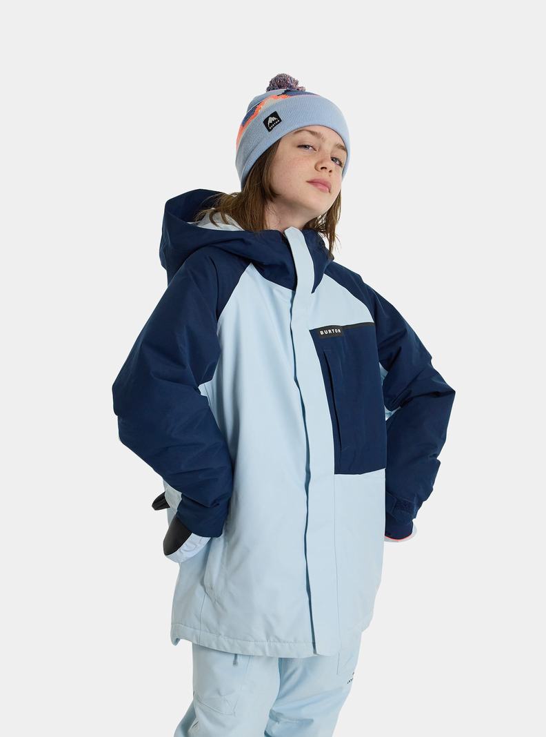 Blue Burton Powline GORE-TEX 2L Kids' Ski Jackets | ITKVRY915