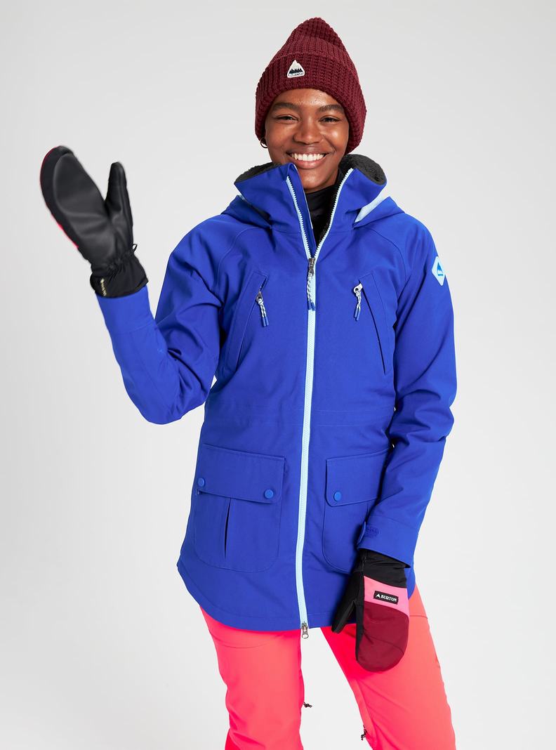 Blue Burton Prowess Women's Ski Jackets | HWZCTP951