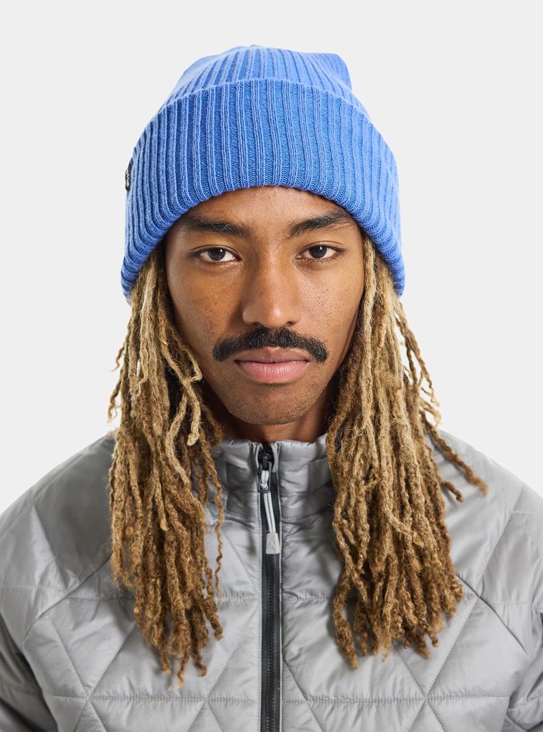 Blue Burton Recycled Rib Men's Beanie | KPIBWG425