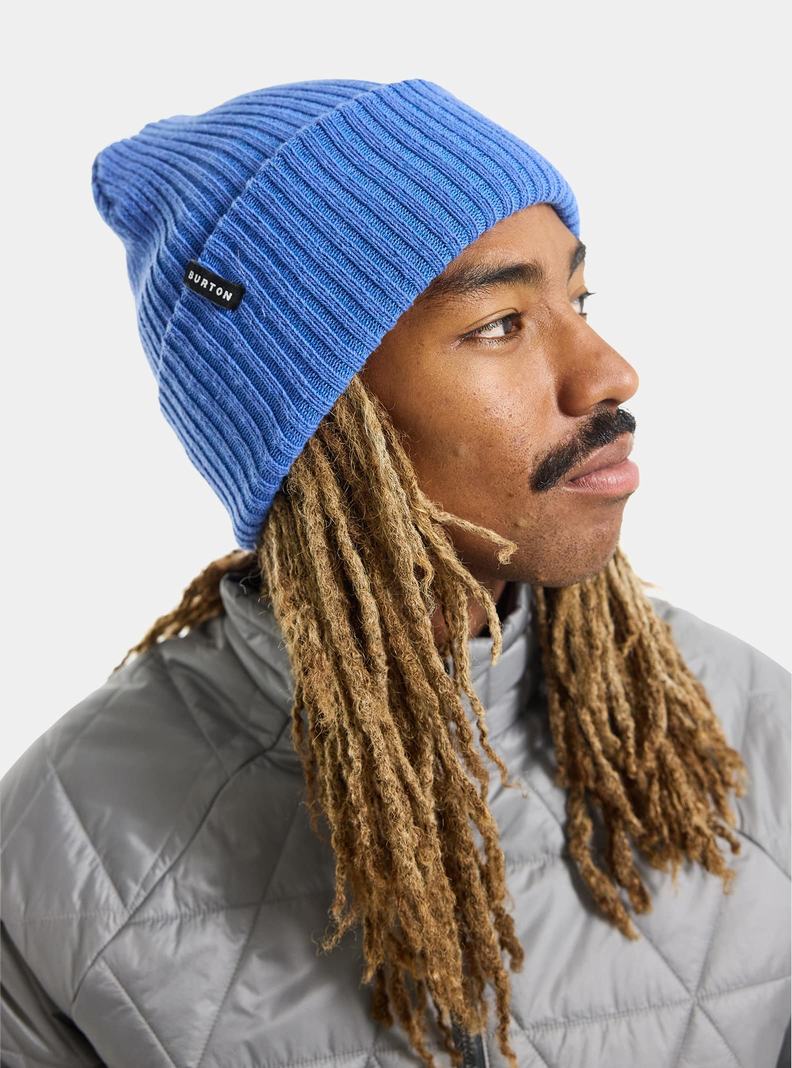 Blue Burton Recycled Rib Men's Beanie | KPIBWG425