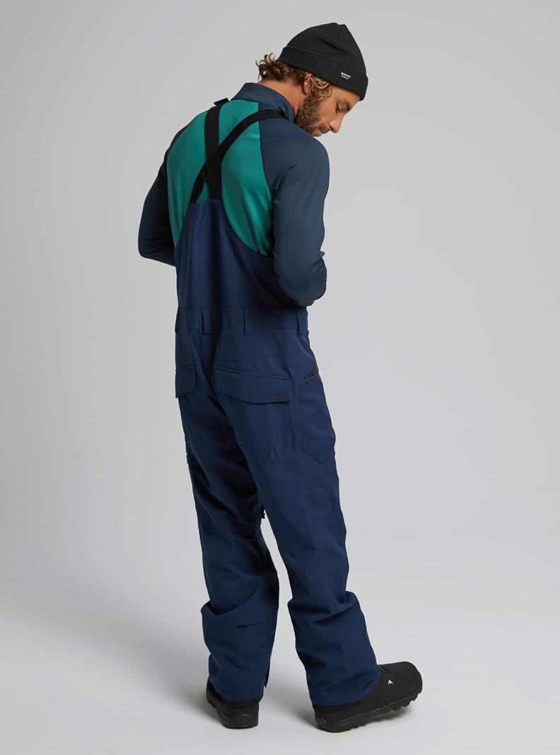 Blue Burton Reserve (Tall) Men's Bibs | YGJHDI238