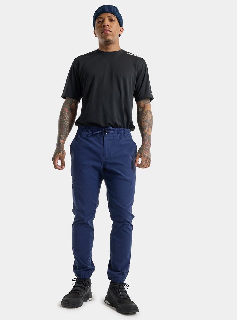 Blue Burton Ridge Jogger Men's Pants | BHLWXC416