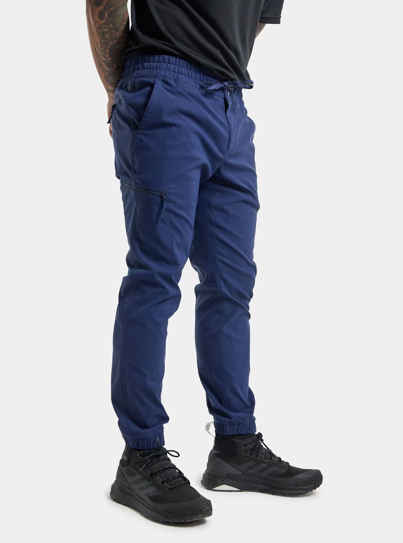 Blue Burton Ridge Jogger Men's Pants | BHLWXC416