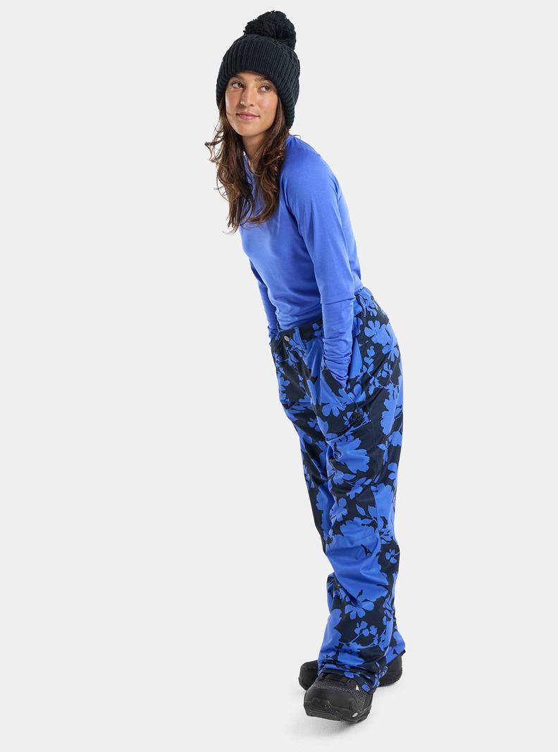 Blue Burton Society 2L Women's Ski Pants | TGWXKB140