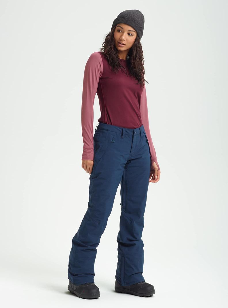 Blue Burton Society - Short Women's Ski Pants | UIMHXZ890