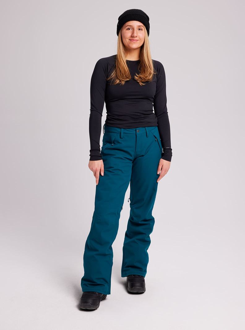 Blue Burton Society Women's Ski Pants | CZBPXG809