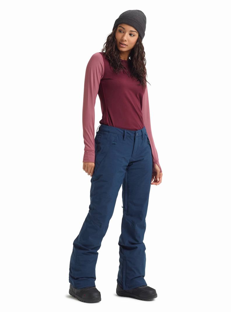 Blue Burton Society Women's Ski Pants | RNVTFZ803