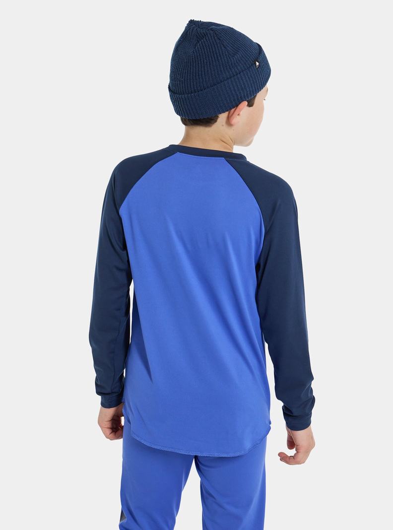 Blue Burton Tech T-Shirt Kids' Base Layer Top | CYAEHK067