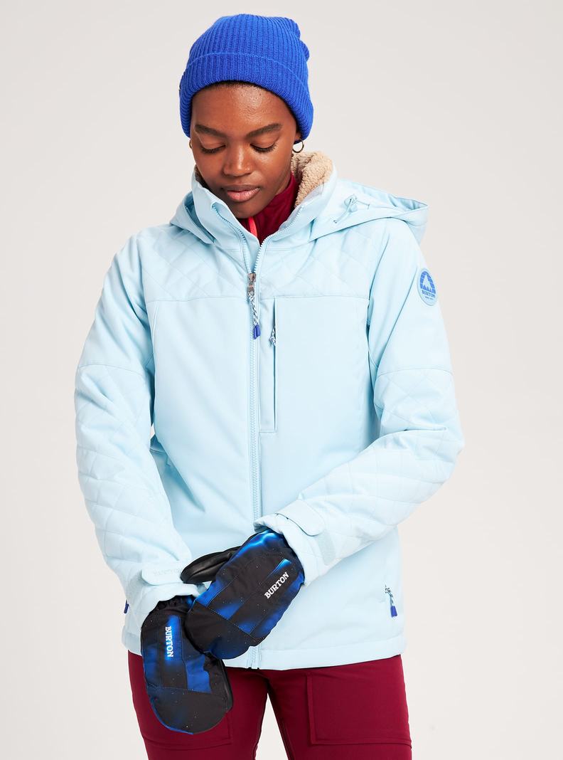 Blue Burton Tulum Stretch Women's Ski Jackets | DRSPMA972