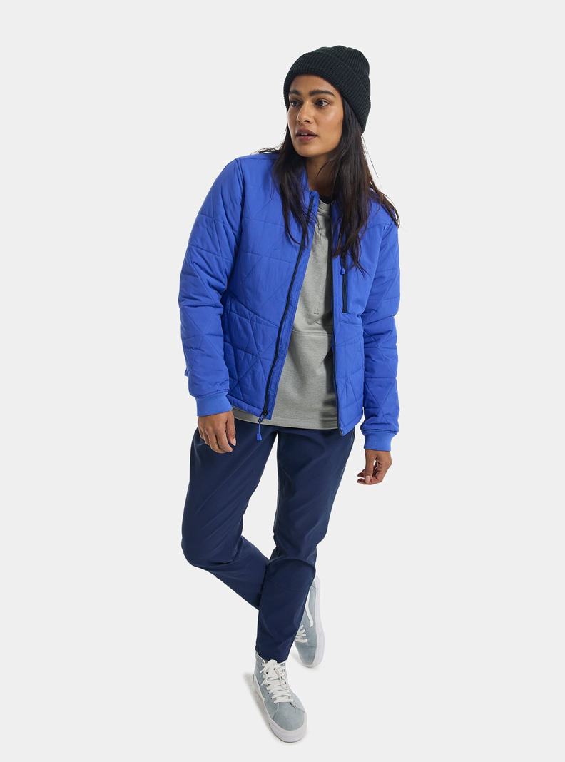 Blue Burton Versatile Heat Women's Ski Jackets | GOUQFM832