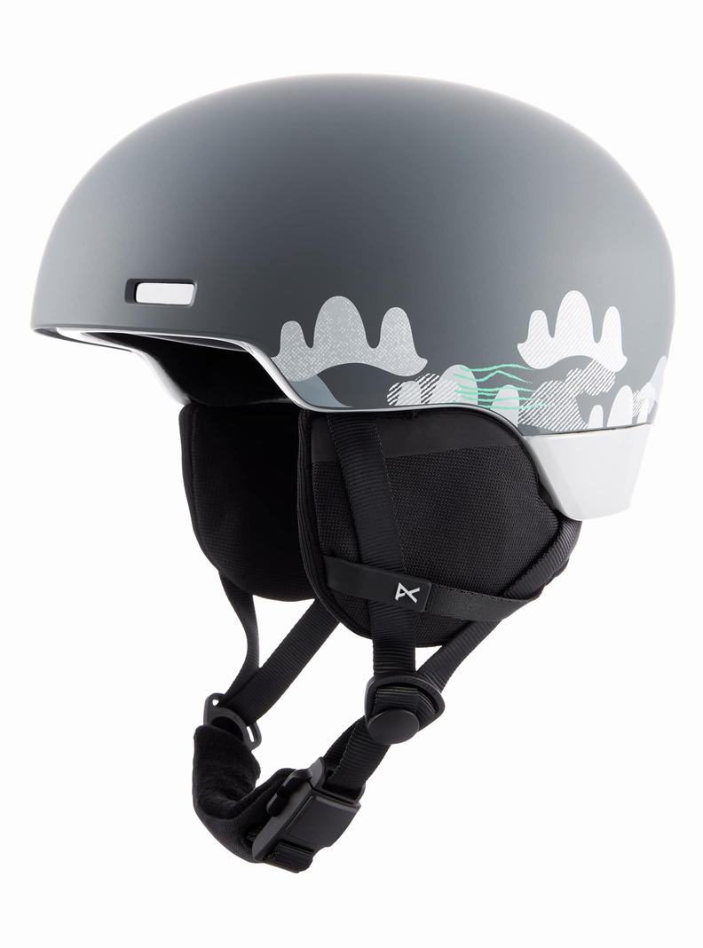 Blue Grey Burton Anon Windham WaveCel Kids' Snowboard Helmets | AFKXJT083