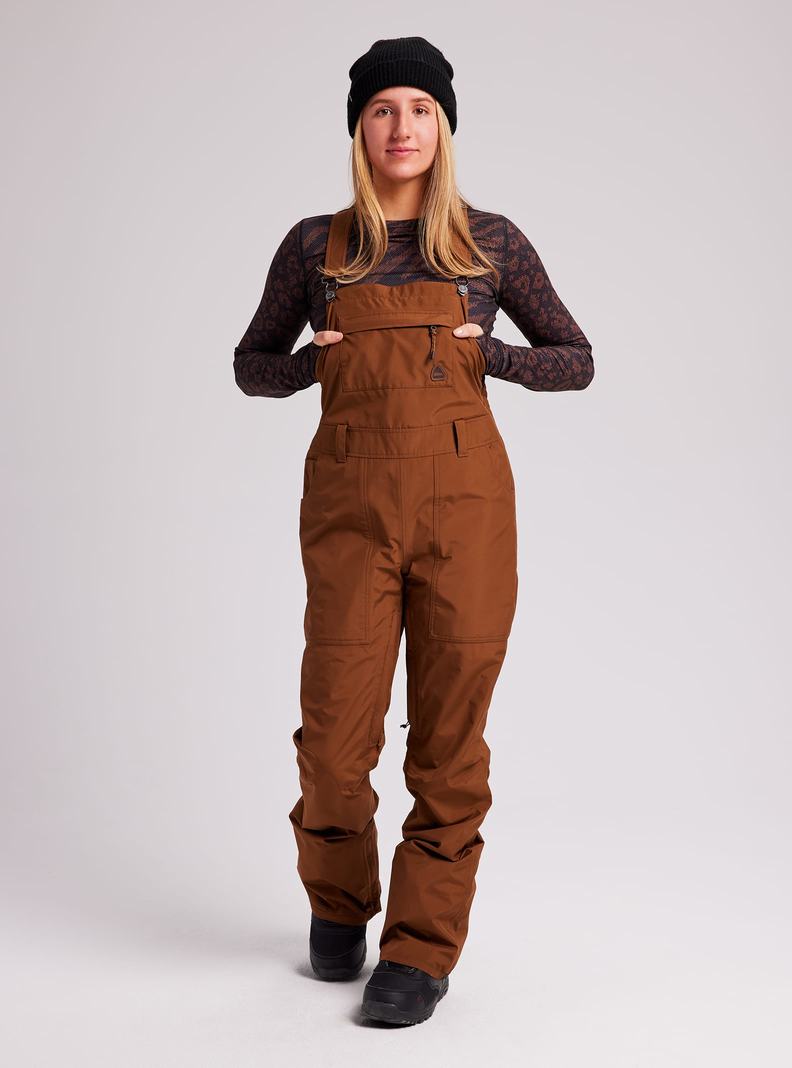 Brown Burton GORE-TEX Avalon Women's Bibs | OCUDAE724