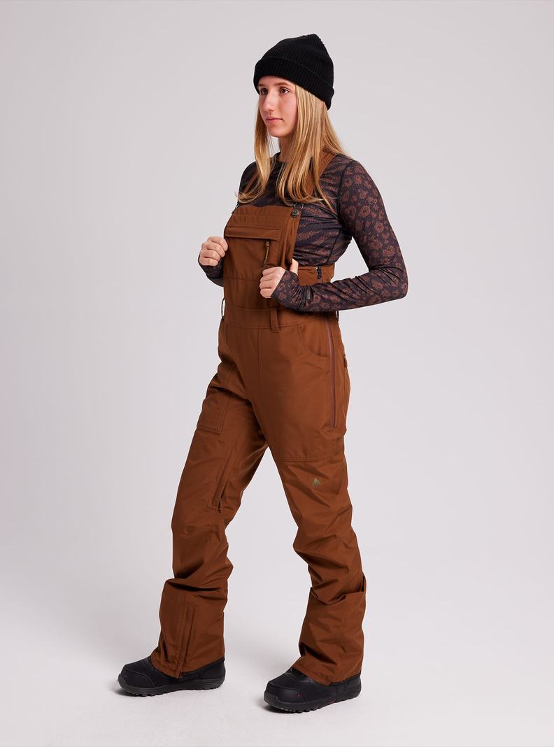 Brown Burton GORE-TEX Avalon Women's Bibs | OCUDAE724