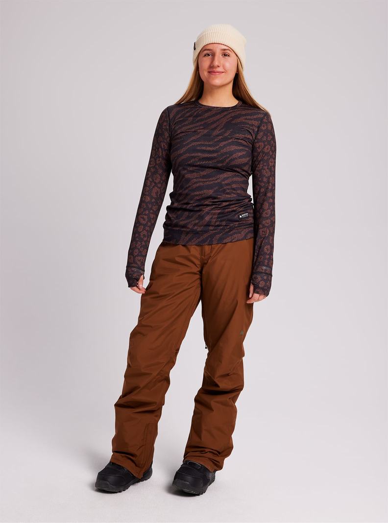 Brown Burton GORE-TEX Powline Insulated Women's Ski Pants | CLBMWO239