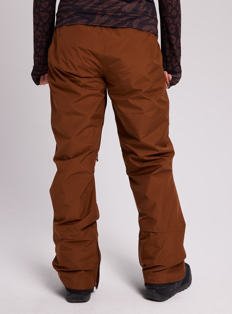 Brown Burton GORE-TEX Powline Insulated Women's Ski Pants | CLBMWO239