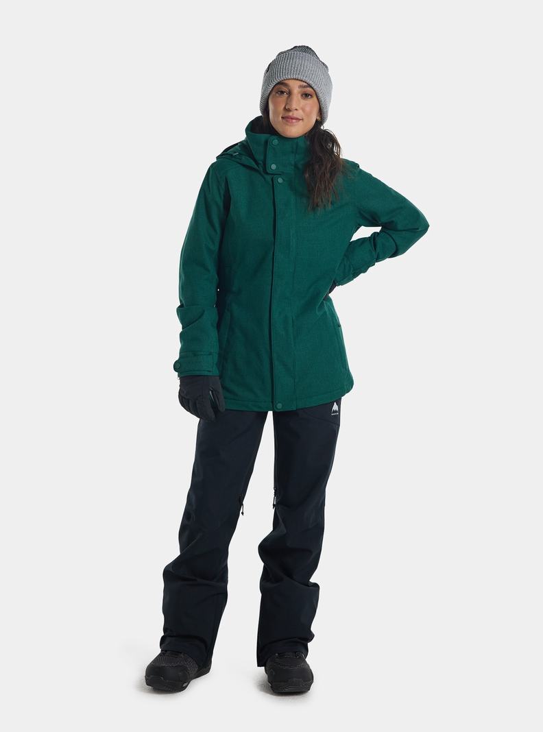 Brown Burton Jet Set 2L Women's Ski Jackets | KCODFM752