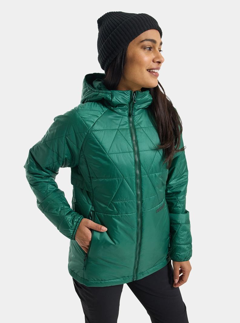 Brown Burton Versatile Heat Hooded Synthetic Insulated Women's Ski Jackets | LYKRED917