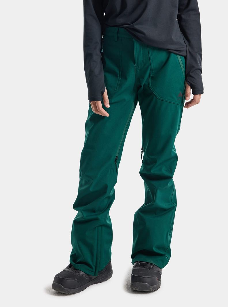 Brown Burton Vida 2L Women's Ski Pants | VOKZGF129