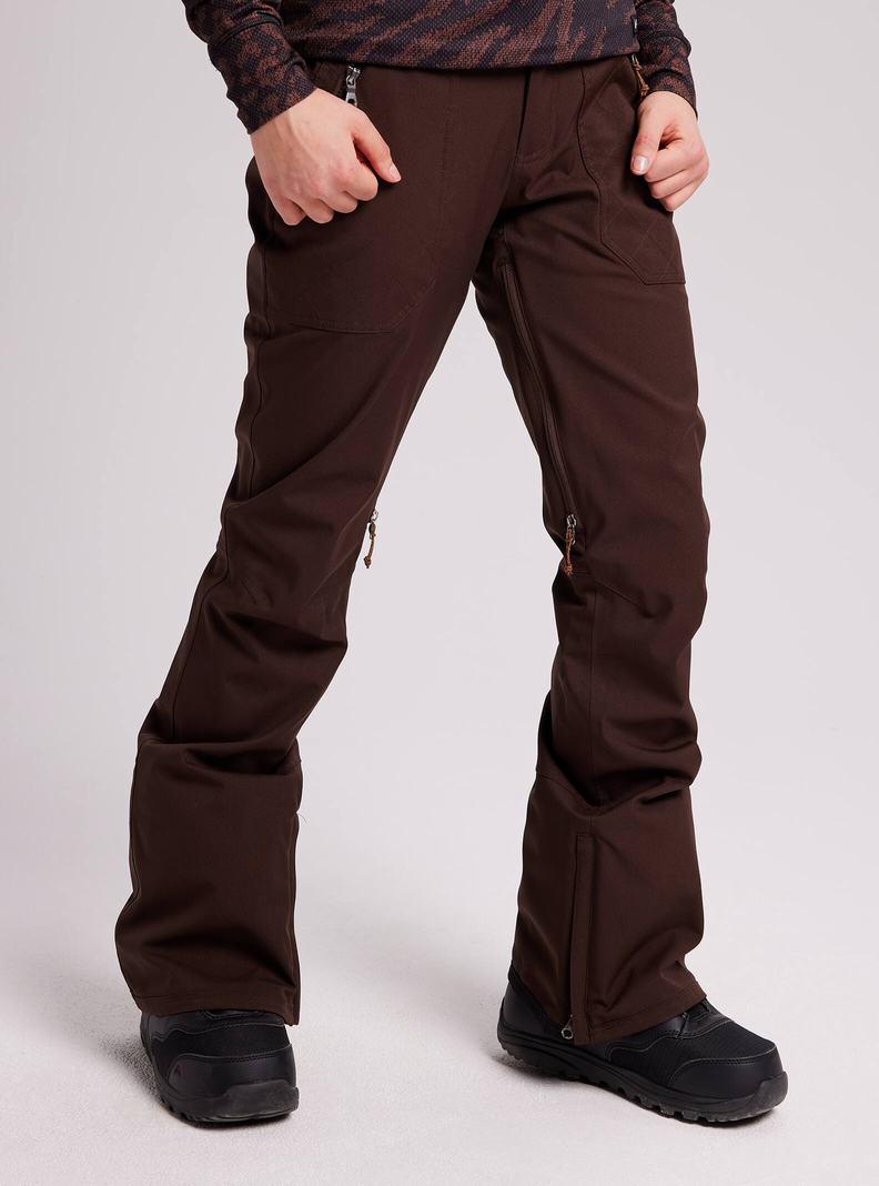 Brown Burton Vida Women's Ski Pants | GUOJBE137