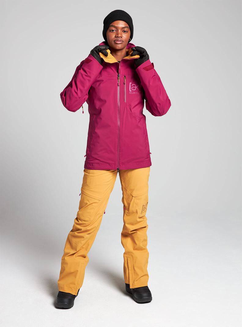 Brown Purple Burton [ak] GORE‑TEX 2L Embark Women's Ski Jackets | RIGENS527