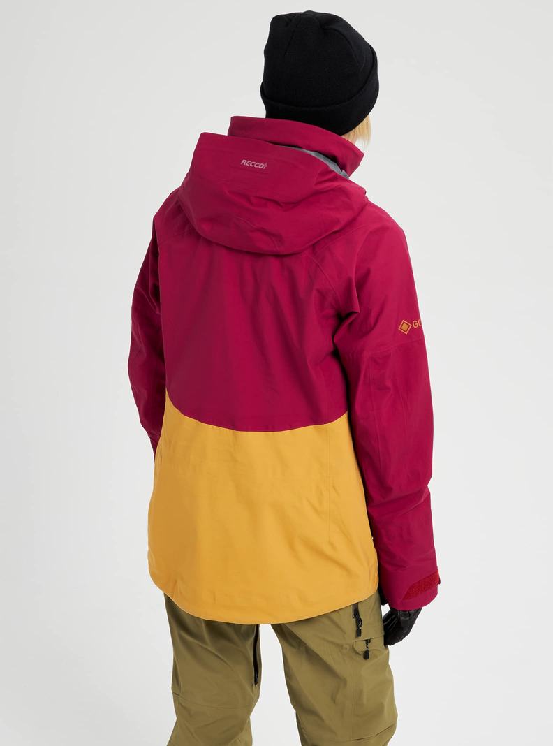 Brown Purple / Yellow Burton [ak] Kimmy GORE-TEX 3L Stretch Women's Ski Jackets | QIWLMS784