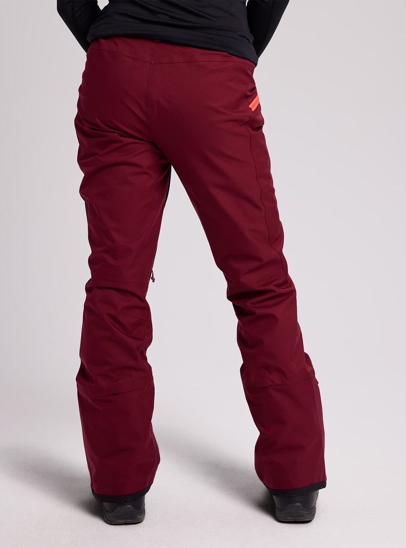 Burgundy Burton Marcy High Rise Stretch Women's Ski Pants | DWNISQ129