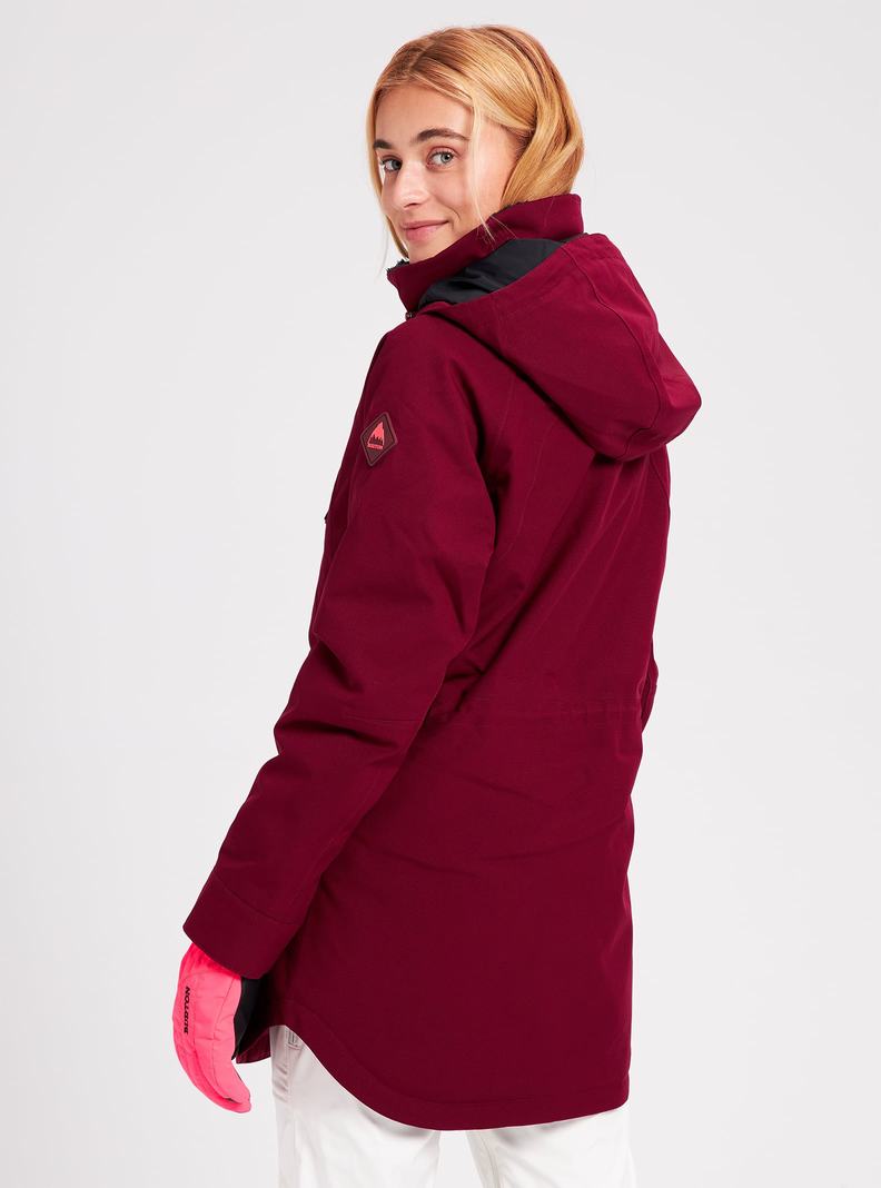 Burgundy Burton Prowess Women's Ski Jackets | PDZBAG325