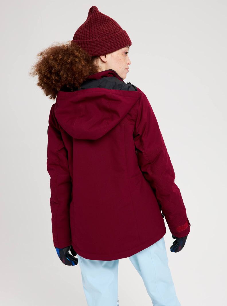 Burgundy Burton Tulum Stretch Women's Ski Jackets | OYEIWD271