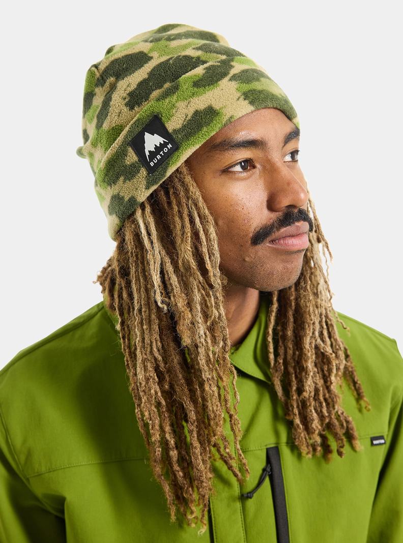 Camo Burton Burke Men's Beanie | SOZPWM418