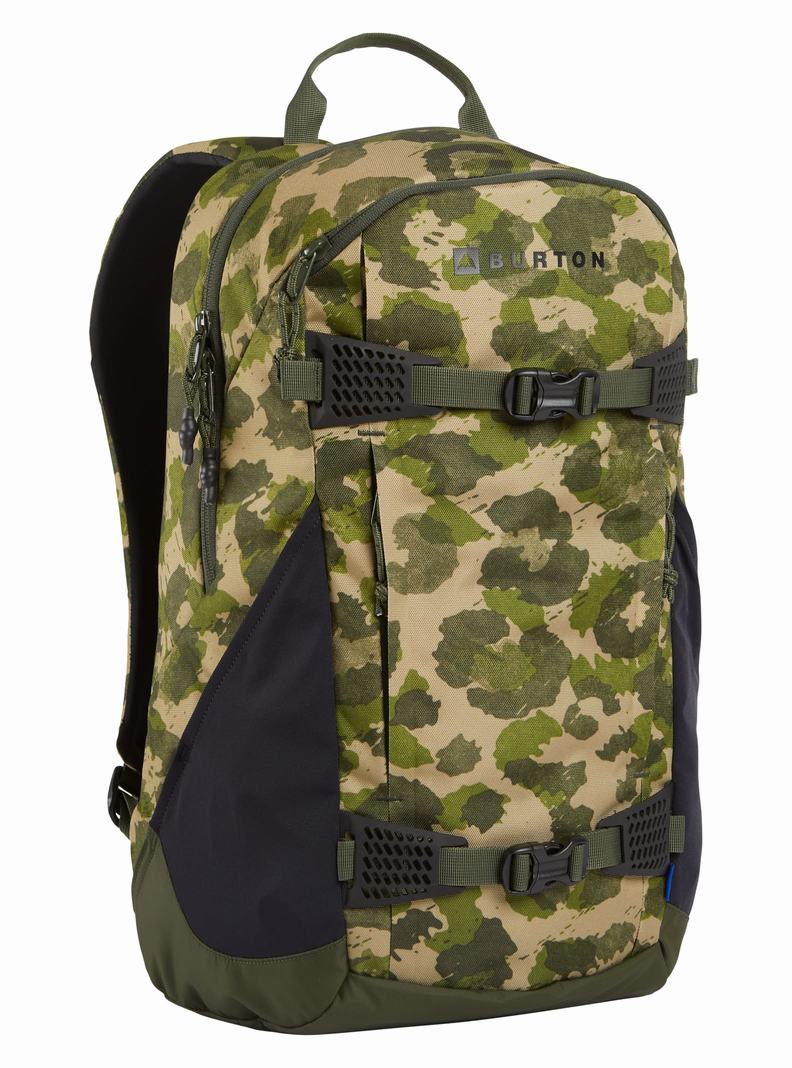 Camo Burton Day Hiker 25L Unisex Backpacks | QTYFWM142