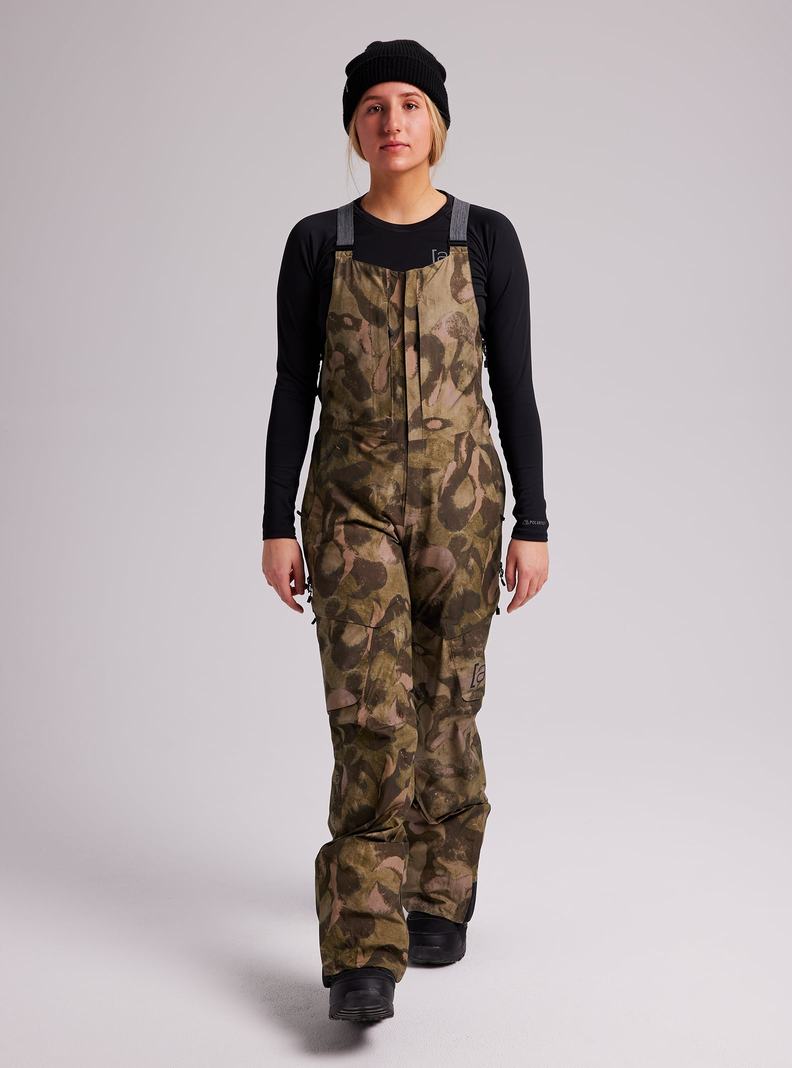 Camo Burton [ak] GORE-TEX 2L Kimmy Women's Bibs | KYJLFR702