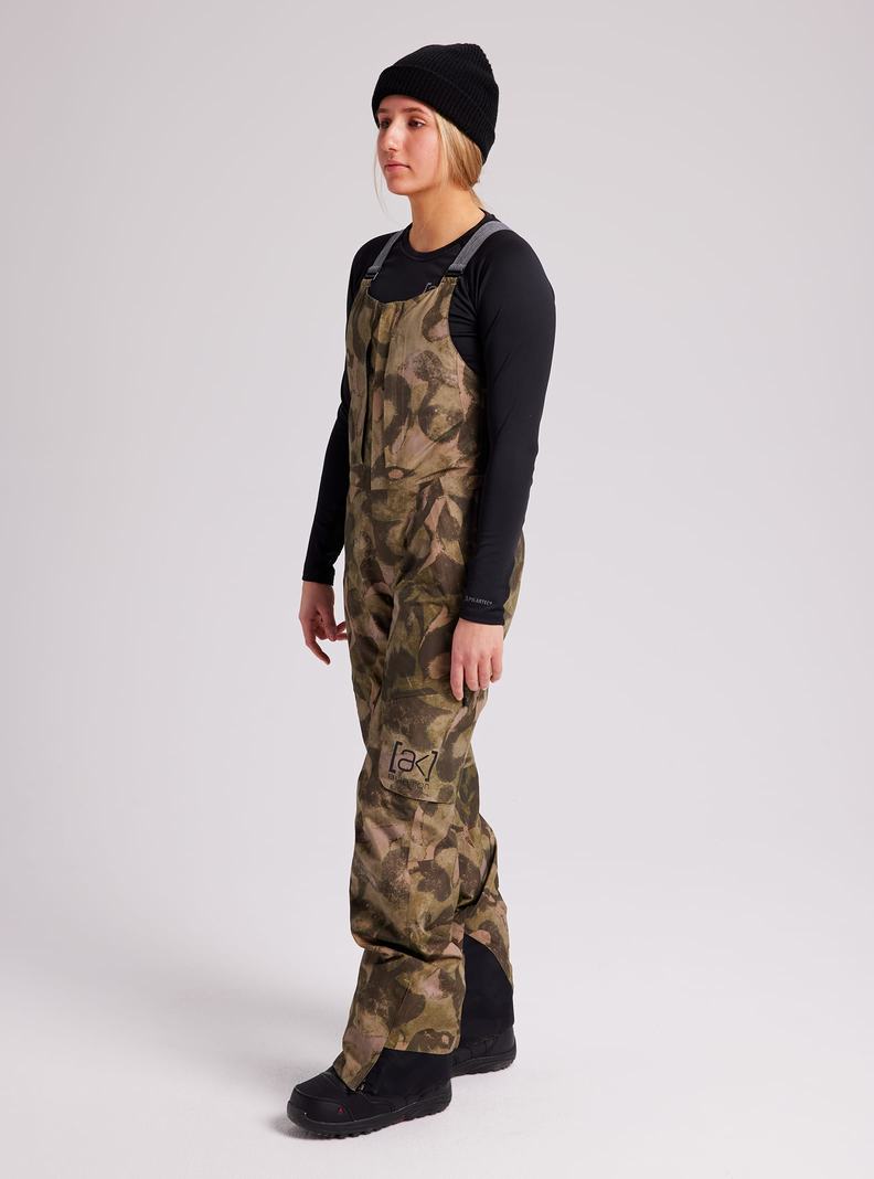 Camo Burton [ak] GORE-TEX 2L Kimmy Women's Bibs | KYJLFR702