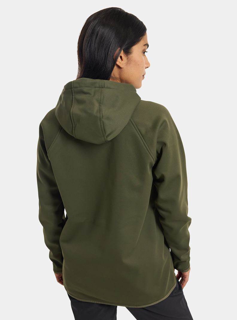 Deep Green Burton Crown Weatherproof Pullover Fleece Women's Sweatshirts | EABCKR342