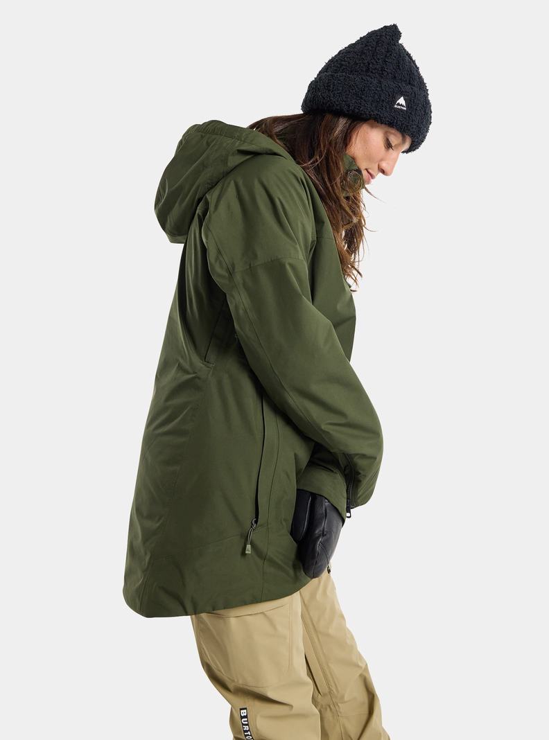 Deep Green Burton Pillowline GORE-TEX 2L Women's Ski Jackets | PICXHE543