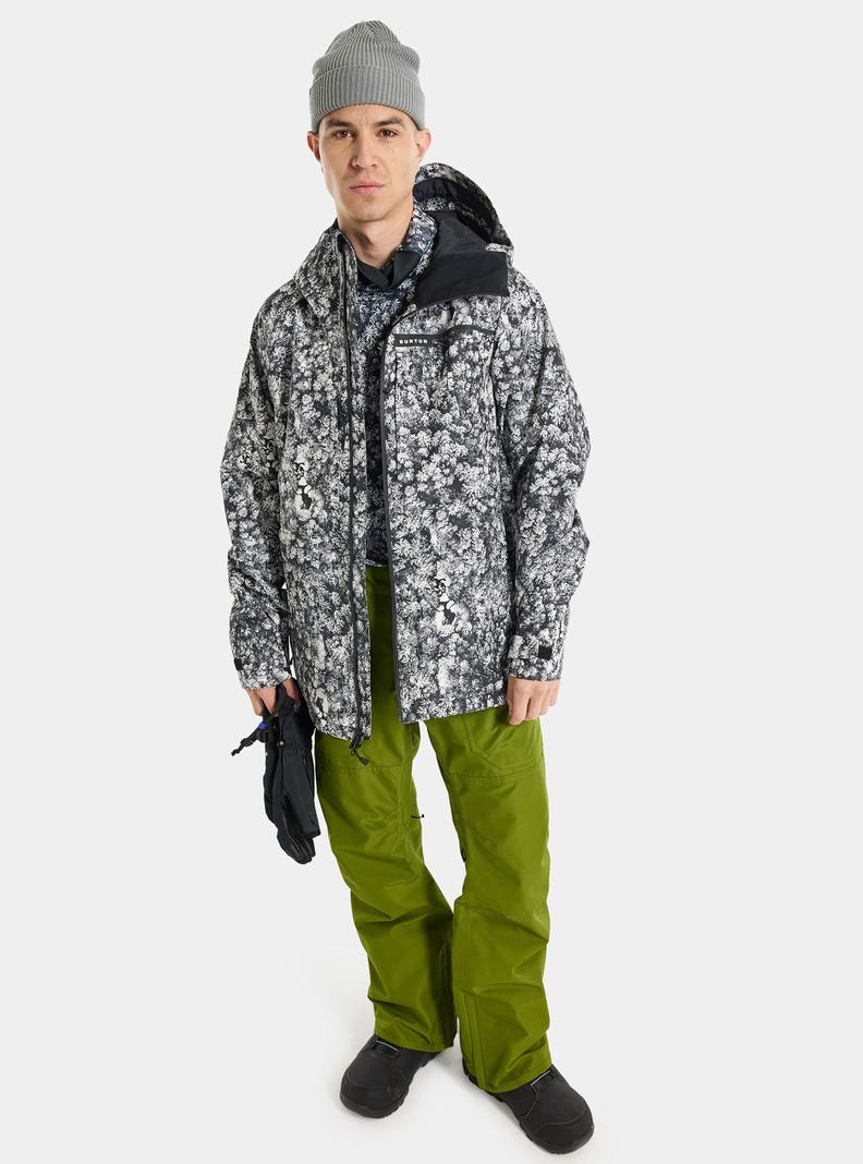 Deep Green Burton Pillowline GORE‑TEX 2L Men's Ski Jackets | LKXSWC539