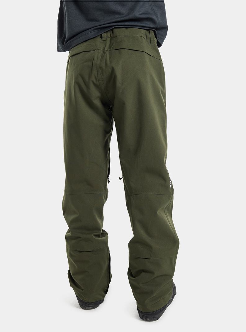 Deep Green Burton Society 2L (Short) Women's Ski Pants | XEKRBG327